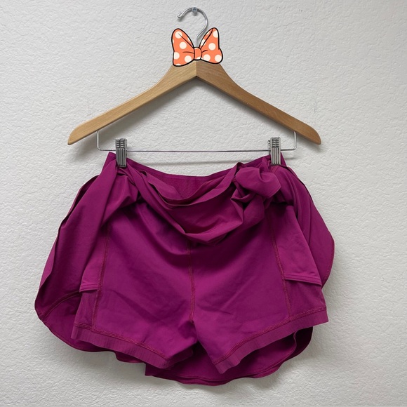 LULULEMON Court Rival Tennis Skirt Purple Magenta Size 8 ( Long Length ) - Picture 2 of 4